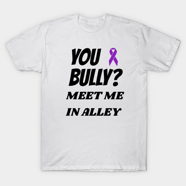 Purple Ribbon Domestic Violence T-Shirt by who_rajiv